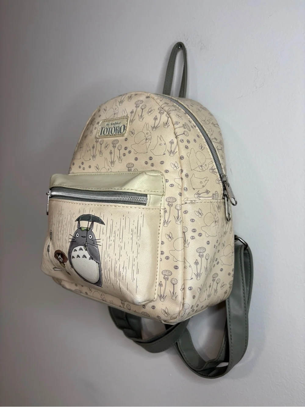 My Neighbor Totoro Loungefly Mini Backpack Cream Gray Her Universe